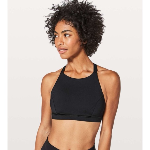 lululemon Slide With Me Bra in Black, Size 4 - Picture 2 of 6